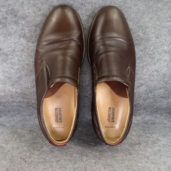 Johnston & Murphy Shoes Mens 9.5 Slip On Loafer Classic Leather Comfort Barlow main image 4